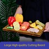 welsteepse Bamboo Cutting Boards, (Set of 3) with Juice Groove,