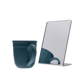 Marketing Holders 5"W x 7"H Acrylic Mirror Easel Value Pack of 6 Slant Back Stand Perfect for Makeup or Hair Styling Safe Plastic