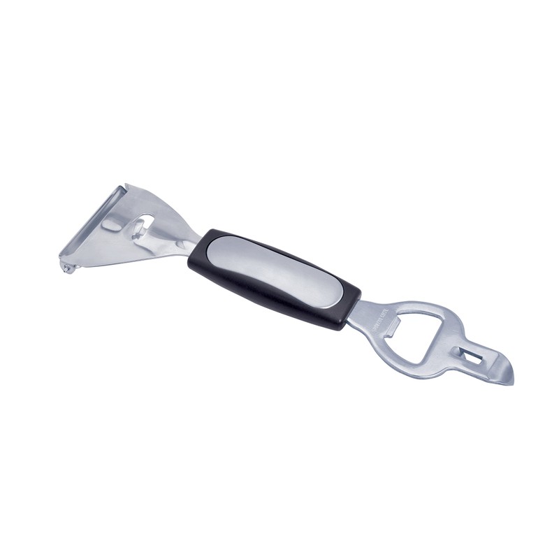 HIC Kitchen Bar Tools, Bottle Opener, Can Punch and Citrus