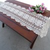 yazi Hand Woven Doily Fancy Lace Coaster Tablecloth Antique Table