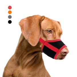 Demigreat Dog Muzzle Soft Mesh Breathable Muzzle Stop Dog Biting Barking and Chewing, Adjustable Dog Muzzle,Can be Used in Conjunction with Training for Small Medium Large Dogs
