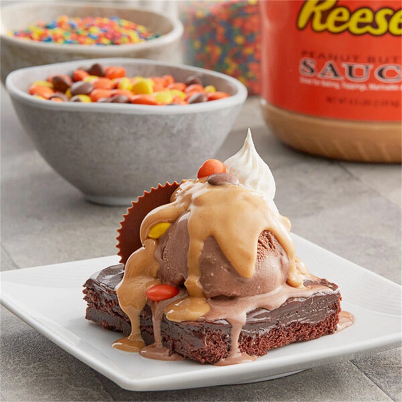 FixtureDisplays REESE'S Peanut Butter Sauce Jar - 4.5 lb. WS-40334003503