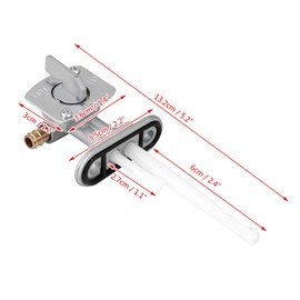 Qiilu Motorcycle ATV in for Fuel Cap Valve Tap Generator Switch for PW80 PY80 PeeWee 80 TTR125 2000-2005