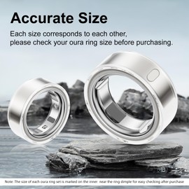 Hexasider 5 Pack Ring Cover Compatible with Oura Ring Gen 4/Oura Ring Gen 3 Horizon/Heritage, Durable TPU Case for Oura Ring Protector Accessories for Oura Size 12