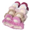 Soft, Lovely Teddy Bear Headband 5 Colors Deep Pink