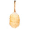 FeelfunFeather Feather Duster, Lambswool Duster for Cleaning,with Solid Wooden Handle,Leather
