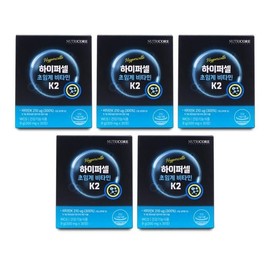 Nutricore Hypercell Supercritical Vitamin K2 300mg x 30 tablets x 5 boxes I / 뉴트리코어 하이퍼셀 초임계 비타민 K2 300mg x 30정 X 5박스 I