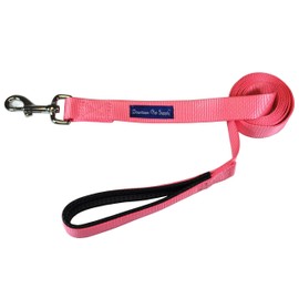 Strong Durable Dog Leash Lead - Pink 6' Foot (L) x 1/2" Inch (W), by Downtown Pet Supply