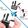 Phinus Buckle Straps 1 Inch, Webbing Straps Polypropylene 11 Yards,