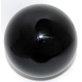 Rock Ridge 76mm Black Acrylic Juggling Ball for Contact Juggling | Great for Beginners and Professionals