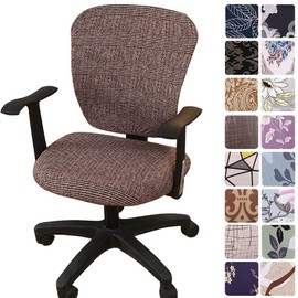 Melaluxe Computer Office Chair Covers - Protective & Stretchable Universal Chair Cover Stretch Rotating Chair Slipcover