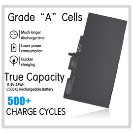 Laptop CS03XL Battery for HP EliteBook 745 755 840 848 850 G3 G4, ZBook 15u G3 G4 mt42 mt43 HSTNN-UB6S HSTNN-IB6Y 800231-141 800513-001 800231-1C1 CS03046XL CS03 CS03046XL HSTNN-I33C-4 Bateria