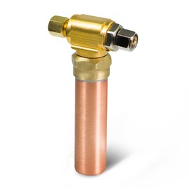Supply Giant IS-BB-36DPNQ Compression Tee Hammer Arrestor, AA 1/4 in. OD COMP x 1/4 in. OD Femail Compression Copper