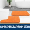 OLANLY Bathroom Rugs 36x24, Extra Soft Absorbent Chenille Bath Rugs,