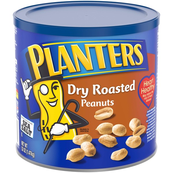 Planters Dry Roasted Peanuts - 52oz(2 packs)