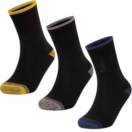 Snackmate Men's Work Socks Heavy Duty Cushioned Reinforced Heel For Steel Toe Boots Thick Breathable Socks Sports, Walking and Hiking UK Size 6-11 (12 Pairs)