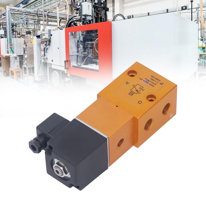 3 Way 2 Position Solenoid Valve G1/4in 8mm High Pressure