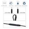 EAHOSUCC 1PCS 0.25M/0.8FT 2.5mm TRS Connector Cable，Short 2.5mm Stereo 3