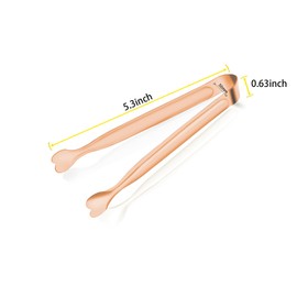 Serving Tongs, Anytrp 12-Packs Stainless Steel Sugar Tongs, 5.3inch Small Tongs Kitchen Tongs Appetizers Tongs for Serving Food, Buffets, Coffee Bar, Tea Party, Desserts Party and Ice Bucket