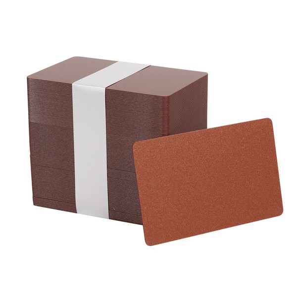 Pack of 100 Premium Copper ID Cards CR80 Standard Size