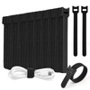 MVYC 240PCS 6 Inch Cable Ties- Hook and Loop Reusable