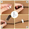 Cable Wire Clips - 100 Pcs White Cable Clips 8mm