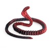 NQEUEPN 3D Printed Snake, PLA 3D Printed Cobra Black Red