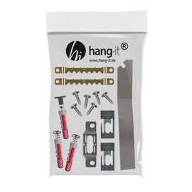 Hang It Picture Anti-Theft Device with Ägmontage Set for Wood Frame Includes Special Key