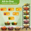 Fruit and Vegetable Storage Basket for Kitchen, 6 Tier Kitchen