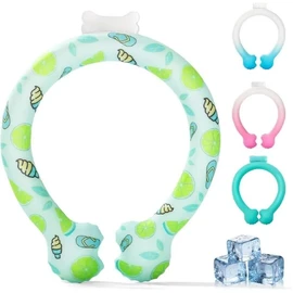 New Version 28°C Freezing Cool Ring Neck Cooling Neck Ring Ice Neck Ring Cooling Goods Neck Cooling Heat Protection Cold Sensation Goods Cooling Tube Sustained Temperature Control Reusable Cool Neck