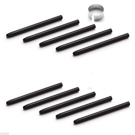 New Version 10 Pcs Graphic Drawing Pad Standard Pen Nibs Stylus for Wacom Drawing Pen w/Removal Ring