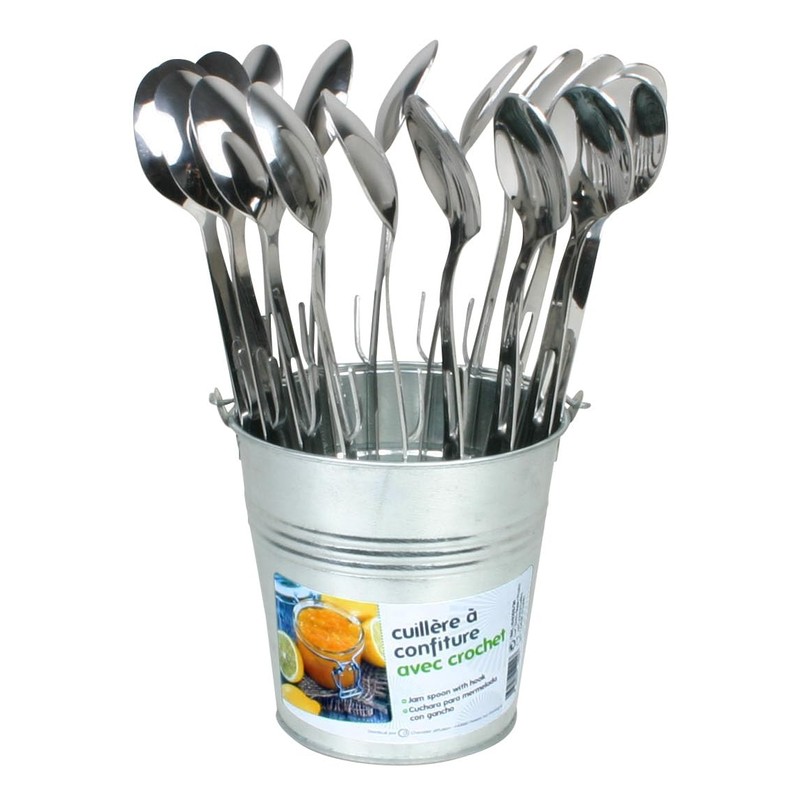 Stainless Steel jam Spoon 19.5 cm Angled