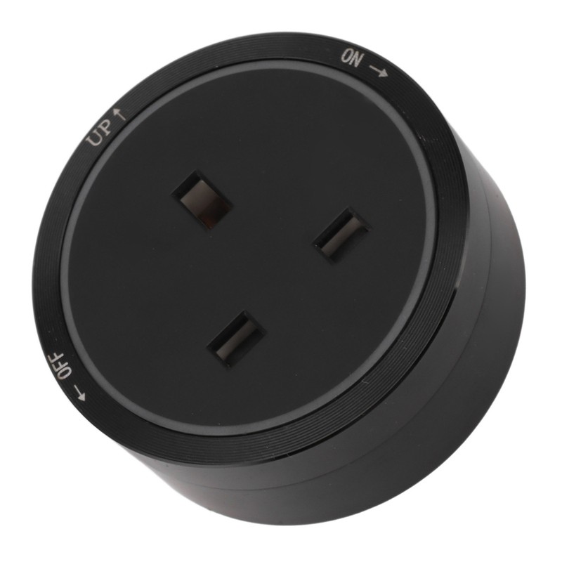 13A Power Track Socket Removable Electric Outlet Slide Guide Adapter