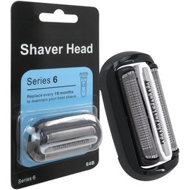 Life Girl Star Series 6 Replacement Head-64B Compatible with B*aun Electric Shavers Razor,64B Blades for B*aun S6 Replacement Foil and Cutter 6075cc 6020s 6040cs 6072cc 6075cc 6090cc