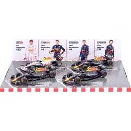 RED BULL RACING Set of 4 Formula 1 F1 2021-2023 Car Models - VERSTAPPEN - Scale 1:43 12 cm - BBurago 38092V