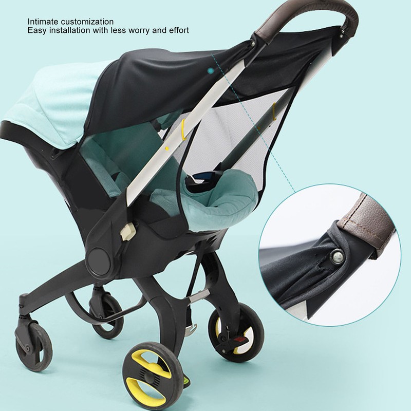 Baby Stroller Sun Shade Universal UV Protection Breathable Mesh Prevents