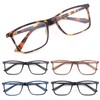 zooxsky 5 Pack Reading Glasses for Women/Men Blue Light Blocking