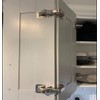 KAFENDA 170 Degree Hinges Frameless Cabinet Door Hinges, Hidden Hydraulic