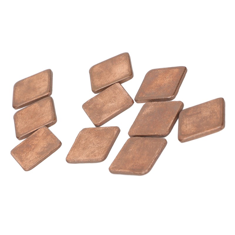 100pcs Heatsink 401w/mk Thermal Conductivity Burr Free Glossy Copper Material