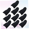jojofuny 10 Pcs Oil-proof -slip Thumb Sleeve Sleeve Tablet Glove