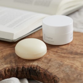 inaho Facial Soap with Net, Facial Cleansing Soap, Rice Bran, Skin Care, 2.1 oz (60 g), Inaho