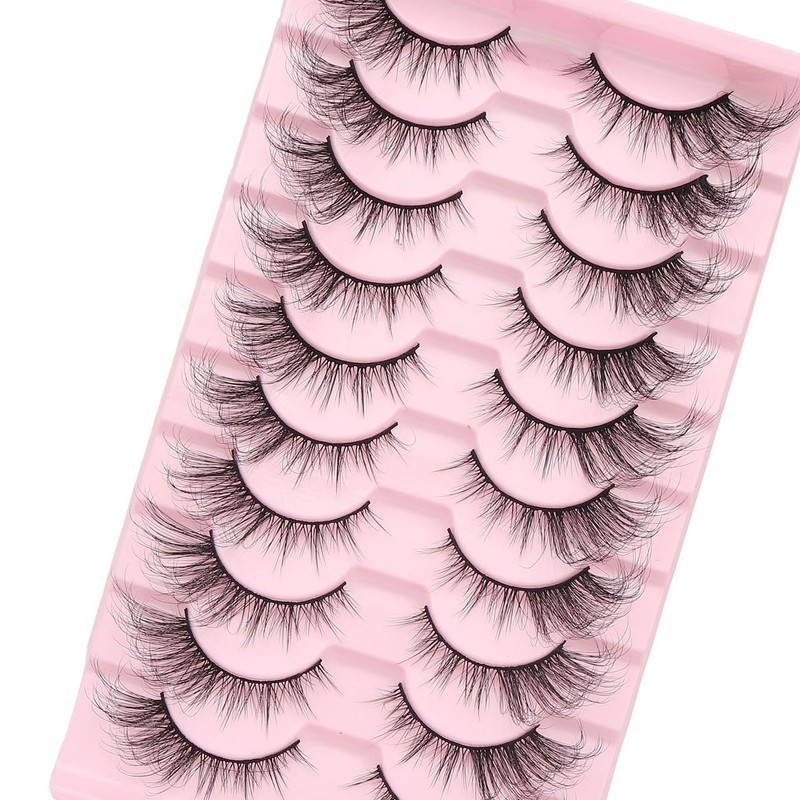 Eyelashes Faux Mink Fox Eye Natural Looking Russian Lashes Strip