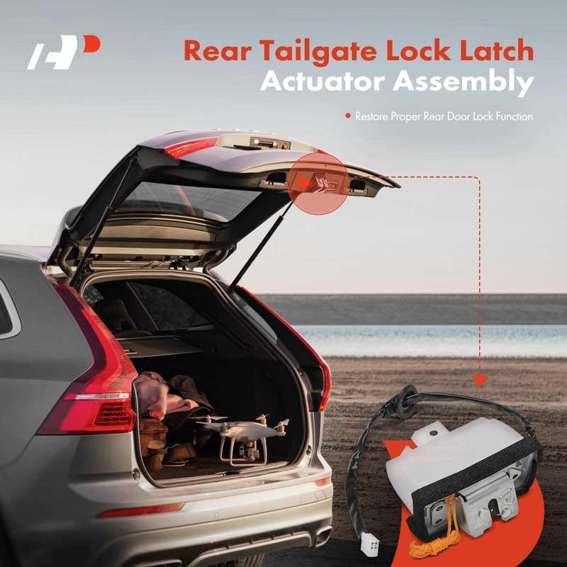 A-Premium Rear Back Liftgate Lock Actuator Manual Trunk Latch Compatible