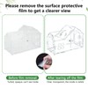 Jumping Spider Enclosure, 8.7×4.3×5.9in Escape-Proof, Secure & Ventilated Spider Terrarium,