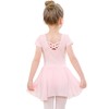 Ragazza Vestito da Balletto Body Danza Tutu Body Morbido Cotone