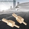 2pcs 4-8mm Brass Hose Barb Quick Release Pack Reducing Pipe