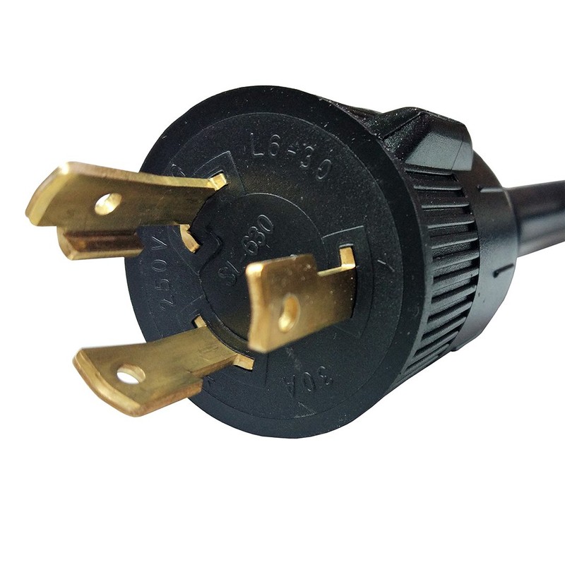 Parkworld 885859 Welding Adapter cord L6-30 Plug 3-Prong 30A Locking