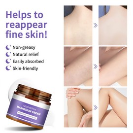 100g Magnesium Cream for Sleep,Magnesium Sleep Body Cream,Magnesium Body Lotion,Magnesium Soothing S/leep Butter,Magnesium Calm C-ream,Organics Magnesium Balm,Relief Lavender & Magnesium Moisturizer