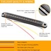 PSEQT 10" LED Trailer Tail Light Bar Brake Stop Turn