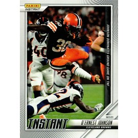 2021 Panini Instant #74 D'Ernest Johnson Football Card - Only 236 made!